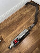 Genuine Yamaha YZF-R125 R125 125 BLACK WIDOW exhaust can / downpipe, used for sale  Shipping to South Africa