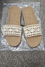 Lace crochet sandals for sale  WIRRAL
