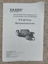 Yaesu 817nd istruzioni usato  Spedire a Italy