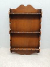 Vintage Wooden 18 Spoon Wall Rack Souvenir Display Shelf for sale  Shipping to South Africa