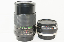 Vivitar P/K Mount 135mm F2.8 Lens And 2X Converter for sale  Shipping to South Africa