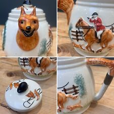 Fox hounds teapot for sale  LONDON