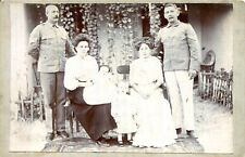 1890s cabinet photograph two British Army sergeants with wives & Children for sale  Shipping to South Africa