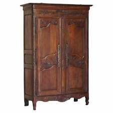 Used, ANTIQUE 1844 CARVED & DATED LARGE WARDROBE ARMOIRE WITH EXPERTLY CRAFTED PANELS for sale  Shipping to South Africa