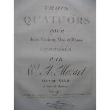 Mozart quatuors op d'occasion  Blois