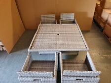 Grey rattan cube for sale  ILKESTON