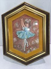 Ballerina Painting Vintage Signed for sale  Shipping to South Africa