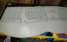 Adesso Tru-Form Apple Macintosh Ergo ADB MAC Keyboard mouse ADB Ports Natural  for sale  Shipping to South Africa