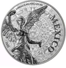 2022 2 Oz .999 Silver Mexican ANGEL OF INDEPENDENCE Reverse Proof Coin  for sale  Clarksville