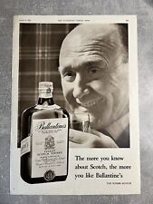 Ballantine's Scotch Whisky - Publicidade Vintage - Anúncio Original - 1958 comprar usado  Enviando para Brazil