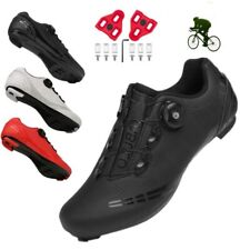 Zapatillas de ciclismo unisex para hombre zapatos de carreras zapatos para bicicletas con bloqueo automático velocidad con velocímetro botines segunda mano  Embacar hacia Argentina