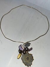 8 geode slice necklace for sale  Rutherford
