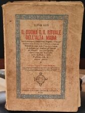 Libro dogma rituale usato  Roma