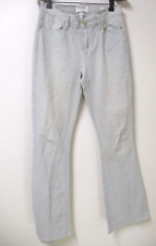 Calça jeans stretch listrada azul branca ferrovia Le High Flare tamanho 29 comprar usado  Enviando para Brazil
