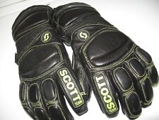 Guantes acolchados de carreras de esquí Scott Team negros verde lima talla XS/7,5 excelente condición segunda mano  Embacar hacia Argentina