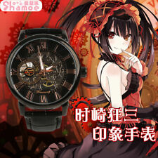 Reloj de pulsera Date A anime en vivo Tokisaki Kurumi cuero unisex regalos otaku segunda mano  Embacar hacia Argentina