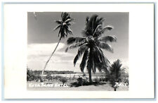 ok. 1950's Kuta Beach Hotel Bali Indonezja Vintage Niewysłana pocztówka ze zdjęciem RPPC na sprzedaż  Wysyłka do Poland