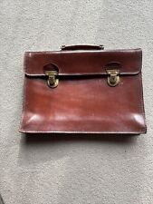 Vintage briefcase brown for sale  TAUNTON