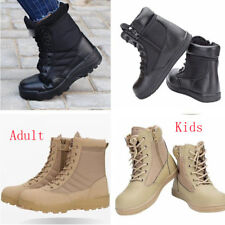 Nuevos Niños Adulto Militar Táctico Desplegar Hombres Botas SWAT Botas Duty Zapatos de trabajo segunda mano  Embacar hacia Argentina