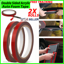 2X Auto Tape Acrylic Foam Double Sided Car Mounting Adhesive 3m x 10mm Truck New for sale  Whittier