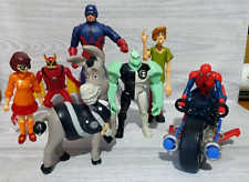 Usado, Pacote de bonecos de ação joblot marvel spiderman & bike shrek scooby doo ben 10 brinquedos comprar usado  Enviando para Brazil