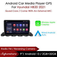 9” Android 13 CarPlay Auto carro estéreo unidade principal GPS para Hyundai HB20 2021 comprar usado  Enviando para Brazil