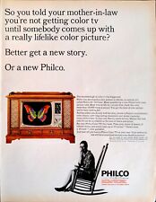 1965 Philco 20-20 gabinete colorido televisão A Ford Motor Company anúncio impresso, usado comprar usado  Enviando para Brazil