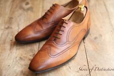 Sapato Oxford Brogue Masculino Barker Couro Marrom Claro Reino Unido 11,5 G EUA 12,5 UE 45,5, usado comprar usado  Enviando para Brazil