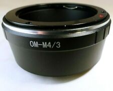 Olympus OM Manual Lens to M4/3 Camera mount Adapter Ring GH3 GH4 Panasonic  for sale  Shipping to South Africa