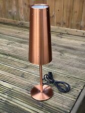 IKEA Tallvik Copper Tone Metal Cone Shade Table Desk Lamp flaws* for sale  Shipping to South Africa