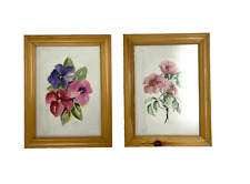 Pair floral framed for sale  WELWYN GARDEN CITY