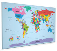 ikea world map canvas for sale  COVENTRY