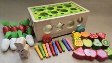 wooden toys educational for sale  Newburgh