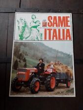 Brochure trattori same usato  Brescia