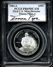 Washington Commem 1982-S 50C - Donna Pope Signature PR69 DCAM PCGS 72889716 segunda mano  Embacar hacia Argentina