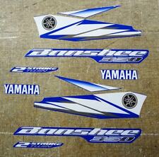 Yamaha Banshee stickers kit graphics decals 10pc Blue/Silver/White YFZ350 quad, used for sale  Shipping to Canada