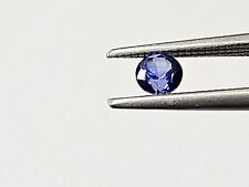 Benitoite Melee cut Round Brilliant gemstone 4.18 mm 0.41 cts for sale  Shipping to South Africa