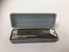 Huang Silvertone Deluxe Mouth Organ Harmonica Silver With Case D52 for sale  Shipping to South Africa
