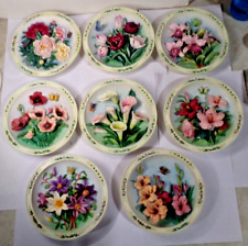 collector plates floral for sale  Edwards