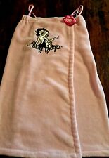Betty Boop Towel Wrap Pink Adjustable Straps, used for sale  Mangum