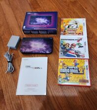 Usado, Nueva consola portátil Nintendo 3DS XL Galaxy sistema púrpura con paquete de juegos segunda mano  Embacar hacia Argentina