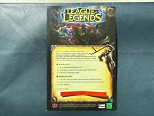 Tarjeta de piel League of Legends Riot Nasus 2011 coleccionable PAX Arcade LoL RARA segunda mano  Embacar hacia Argentina