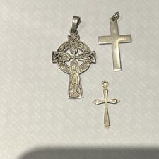 Silver celtic cross for sale  DONCASTER