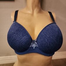 Freya Bra 36J Blue Underwire Lined for sale  Shipping to South Africa
