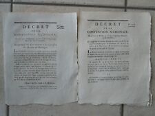 Décrets 1794 fourrage d'occasion  Châtillon-en-Bazois