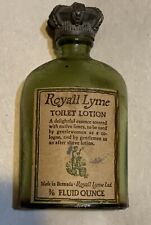 Vintage Empty Bottle Royall Lyme Toilet Lotion, used for sale  Shipping to South Africa