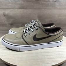 Nike Zoom Stefan Janoski OG Khaki Brown Leather Shoes 833603-220 Mens Size 8.5 for sale  Shipping to South Africa