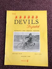 Speedway magazine devils for sale  POOLE