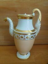 ANTIQUE RARE RUSSIAN POPOFF PORCELAIN GRIFFIN SHAPED COFFEE POT AND COVER, used for sale  WARRINGTON