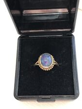 Used, Vintage 9ct Gold Blue Boulder Opal  Ring Size L for sale  SOUTHEND-ON-SEA